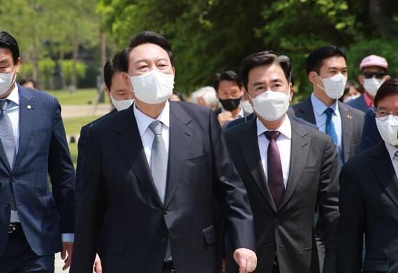윤석열 당선인, 고향 찾아 충청 발전 다짐